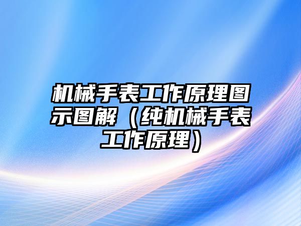 機(jī)械手表工作原理圖示圖解（純機(jī)械手表工作原理）