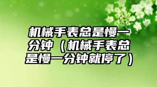 機械手表總是慢一分鐘（機械手表總是慢一分鐘就停了）