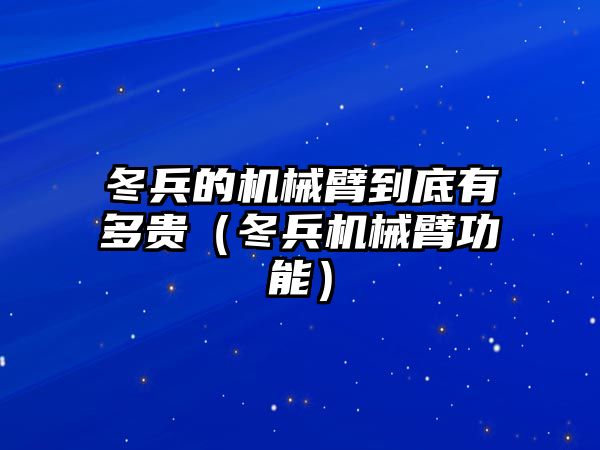 冬兵的機械臂到底有多貴（冬兵機械臂功能）