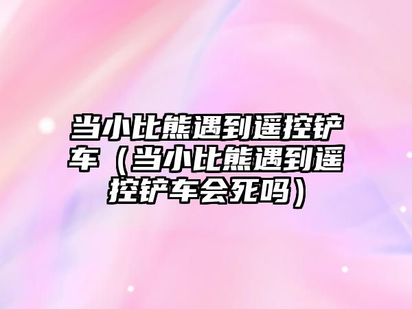 當(dāng)小比熊遇到遙控鏟車（當(dāng)小比熊遇到遙控鏟車會死嗎）