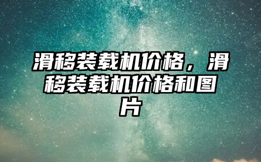 滑移裝載機價格，滑移裝載機價格和圖片