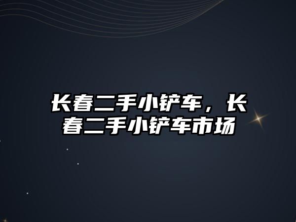 長春二手小鏟車，長春二手小鏟車市場