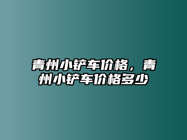 青州小鏟車價格，青州小鏟車價格多少