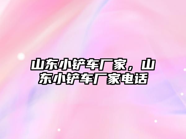 山東小鏟車廠家，山東小鏟車廠家電話