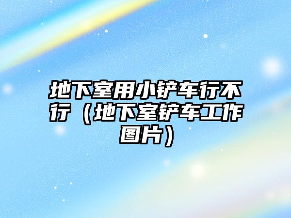 地下室用小鏟車行不行（地下室鏟車工作圖片）