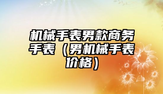 機械手表男款商務手表（男機械手表價格）