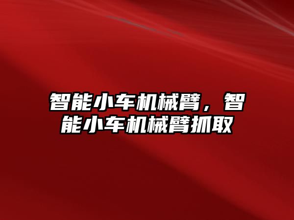 智能小車機械臂，智能小車機械臂抓取