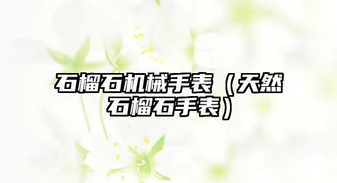 石榴石機械手表（天然石榴石手表）