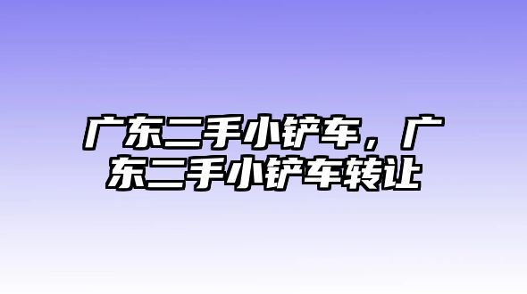 廣東二手小鏟車，廣東二手小鏟車轉讓