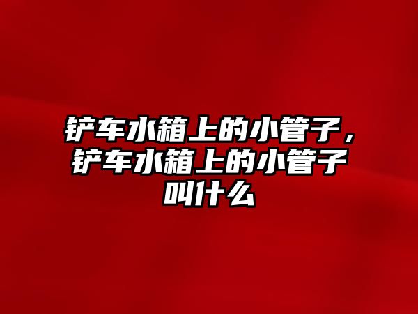 鏟車水箱上的小管子，鏟車水箱上的小管子叫什么