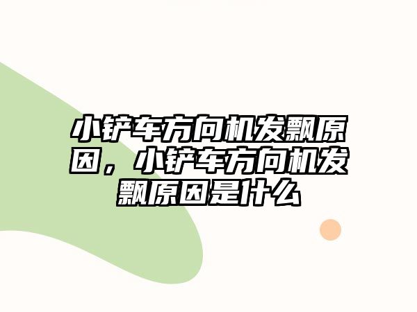 小鏟車方向機發飄原因，小鏟車方向機發飄原因是什么