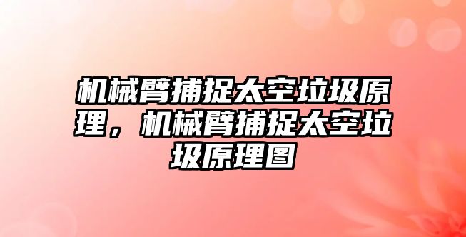 機械臂捕捉太空垃圾原理，機械臂捕捉太空垃圾原理圖