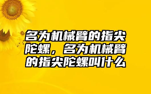 名為機械臂的指尖陀螺，名為機械臂的指尖陀螺叫什么