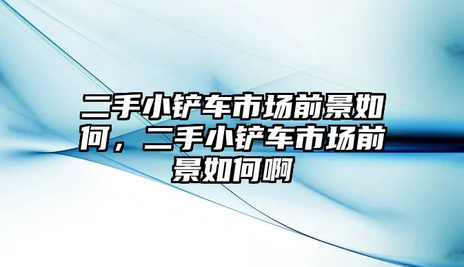 二手小鏟車市場前景如何，二手小鏟車市場前景如何啊