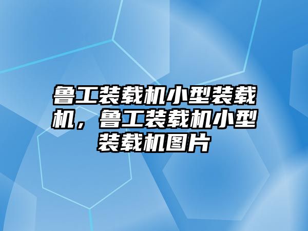 魯工裝載機(jī)小型裝載機(jī)，魯工裝載機(jī)小型裝載機(jī)圖片