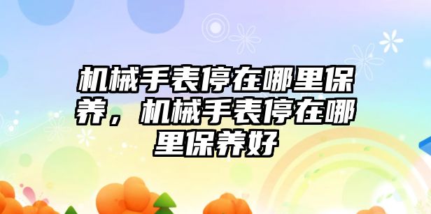 機械手表停在哪里保養，機械手表停在哪里保養好