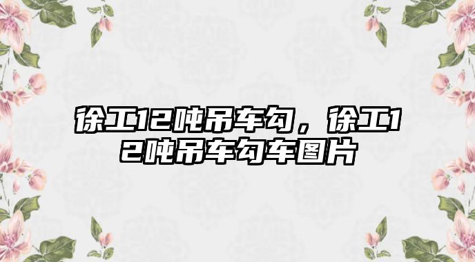 徐工12噸吊車勾，徐工12噸吊車勾車圖片