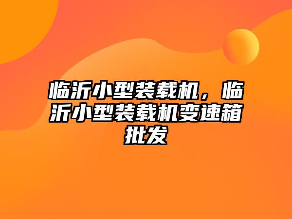 臨沂小型裝載機，臨沂小型裝載機變速箱批發