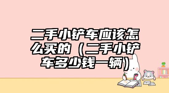 二手小鏟車應該怎么買的（二手小鏟車多少錢一輛）