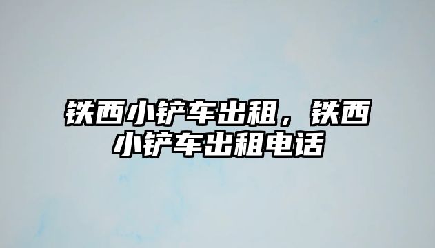 鐵西小鏟車出租，鐵西小鏟車出租電話