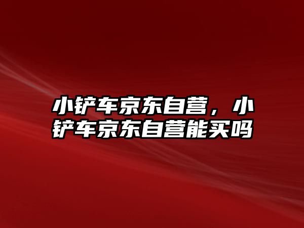 小鏟車京東自營，小鏟車京東自營能買嗎